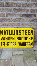 Emaille bord Vanden Broucke natuursteen., Enlèvement ou Envoi