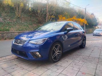 SEAT Ibiza 1.0L TSI FR 2018, Auto's, Voorwielaandrijving, Stof, Euro 6, Blauw