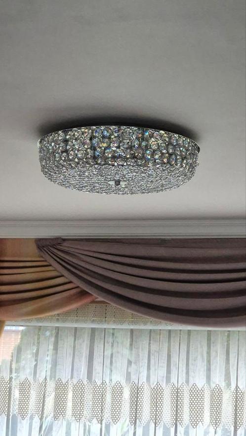 Kristal luster, Huis en Inrichting, Lampen | Plafondlampen, Zo goed als nieuw, Ophalen of Verzenden