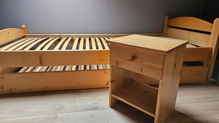 Chambre à coucher lit double., Huis en Inrichting, Slaapkamer | Complete slaapkamers, Gebruikt, Ophalen
