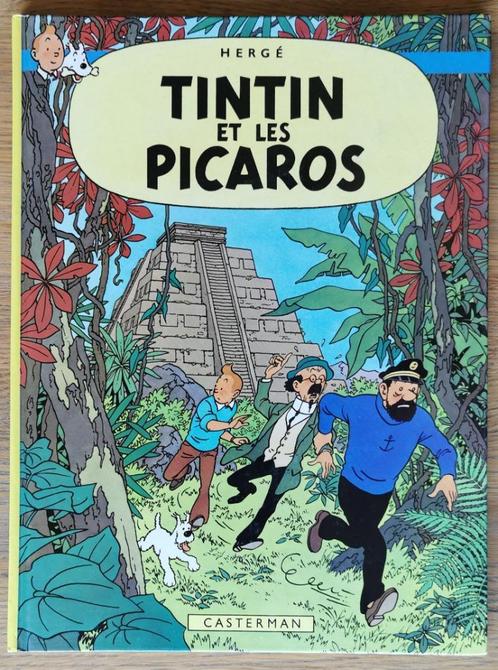 Tintin - T22 - Tintin et les Picaros (C1) - 1976, Boeken, Stripverhalen, Gelezen, Eén stripboek, Ophalen of Verzenden