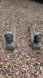 Decoratieve gietijzeren andirons, Tuin en Terras, Ophalen of Verzenden, Gebruikt