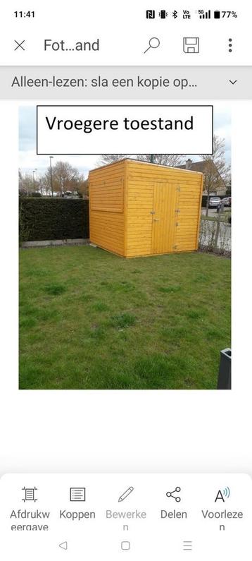 Houten Chalet voor kerstdorp of berging, stal voor dieren,.. beschikbaar voor biedingen