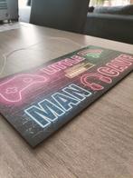 Tekstbord 'Little Man Cave' gamingroom, Huis en Inrichting, Ophalen of Verzenden, Zo goed als nieuw