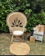 Chaise / fauteuil en rotin, Huis en Inrichting, Ophalen, Zo goed als nieuw