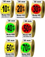 Zelfklevende etiketten op rol - fluor kleuren, Zakelijke goederen, Ophalen of Verzenden, Nieuw zonder verpakking, Overige typen