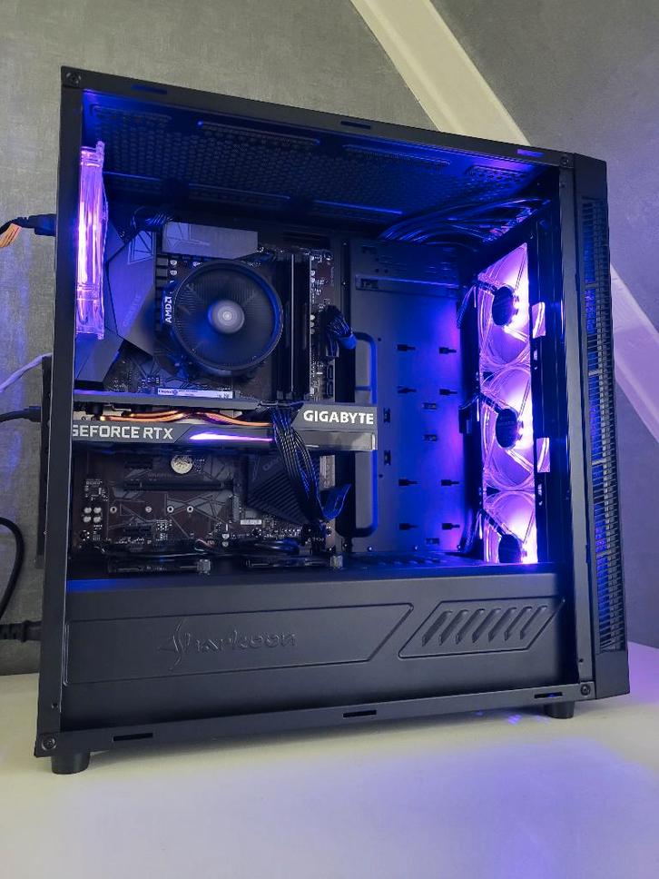 ☑️ Game Pc - Ryzen 5 5600X - RTX 12 GB - 32 GB - SSD ☑️, Computers en Software, Desktop Pc's, Zo goed als nieuw, 4 Ghz of meer