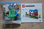 Lego Minecraft De bakkerij, Kinderen en Baby's, Ophalen of Verzenden, Zo goed als nieuw, Complete set, Lego