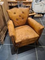Chaise en cuir antique avec défauts, Enlèvement, Utilisé