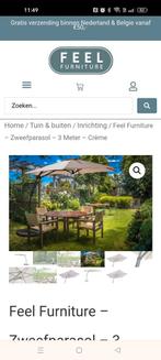 zweefparasol feel Furniture, Tuin en Terras, Parasols, Ophalen, Zweefparasol