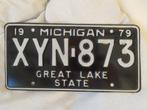 Collection décoration plaque USA MICHIGAN 79 - License plate, Enlèvement ou Envoi, Utilisé