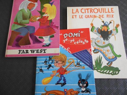 Livres pour enfant "Far west" "Domi" "la Citrouille", Boeken, Kinderboeken | Jeugd | onder 10 jaar, Gelezen, Fictie algemeen, Ophalen of Verzenden