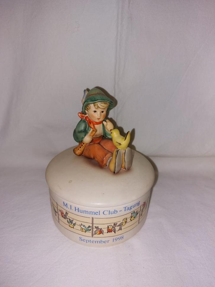 Hummel goebel muziekdoos potje, Antiek en Kunst, Antiek | Porselein, Ophalen