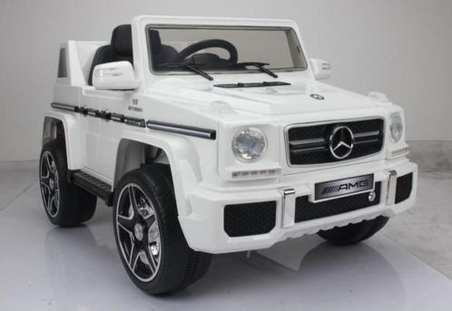 Mercedes AMG63, 1 persoons 12V + RC Wit ***NIEUW***, Kinderen en Baby's, Speelgoed | Buiten | Accuvoertuigen, Nieuw, Ophalen of Verzenden