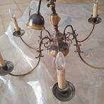 Vlaamse luster met 6 armen, brons, + 50 jaar oud, Huis en Inrichting, Ophalen, Zo goed als nieuw