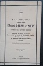 ORBAN DE XIVRY,  EDOUARD - ARLON - 1900-1901, Gelezen, Ophalen of Verzenden