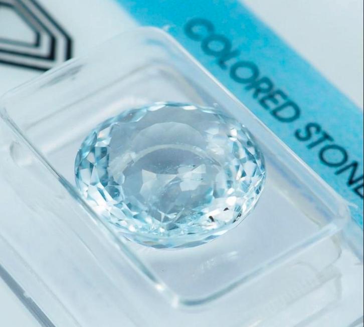 Aquamarijn 6,60 karaat, Handtassen en Accessoires, Edelstenen, Nieuw, Ophalen of Verzenden