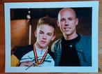 Gesigneerde foto van Thibau Nys en Sven Nys., Sport en Fitness, Wielrennen, Verzenden, Nieuw