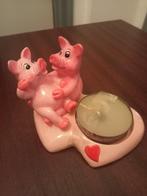 Biblot „pigs in love” met kaars, Ophalen of Verzenden
