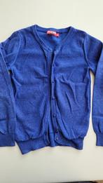 Blauwe cardigan - Someone - maat 128 (8 jaar), Kinderen en Baby's, Kinderkleding | Maat 128, Meisje, Trui of Vest, Gebruikt, Ophalen of Verzenden