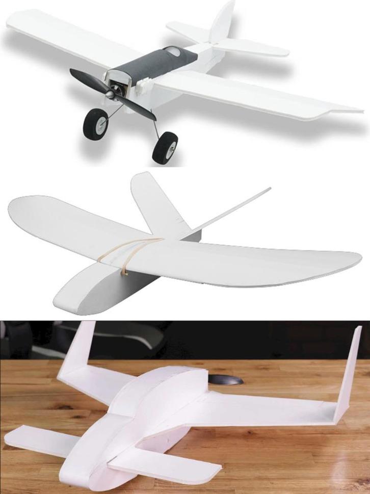 3x FT-Kit PP-Foam (drie stuks!) + 1x Elektronica-Set | NIEUW, Hobby en Vrije tijd, Modelbouw | Radiografisch | Vliegtuigen, Nieuw