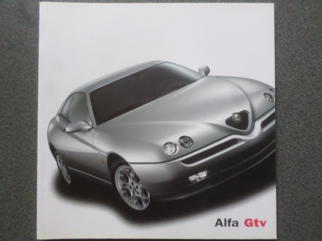 Brochure de l'Alfa Romeo GTV 2001, Livres, Autos | Brochures & Magazines, Enlèvement ou Envoi, Alfa Romeo