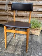 Originele, authentieke vintage stoelen jaren 60 - 6 stuks, Ophalen, Gebruikt, Bruin, Vintage