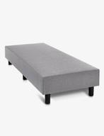 Boxspring grijs, Huis en Inrichting, Ophalen, Gebruikt, Eenpersoons, 80 cm