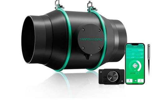 Mars Hydro 6" inline fan, Tuin en Terras, Kweekspullen, Zo goed als nieuw, Klimaatbeheersing, Ophalen of Verzenden