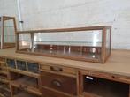 vintage vitrine uit bakkerij toonbank vitrine, Antiek en Kunst, Ophalen