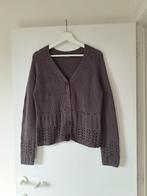 Nieuwe bruine katoenen vest Terre Bleue (maat 42), Bruin, Terre Bleue, Maat 42/44 (L), Nieuw