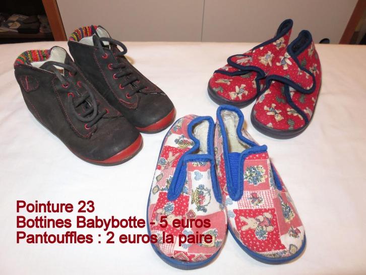 Pantoufles, sandales, chaussures BB & enfants P19 à 35, Kinderen en Baby's, Kinderkleding | Schoenen en Sokken, Gebruikt, Schoenen