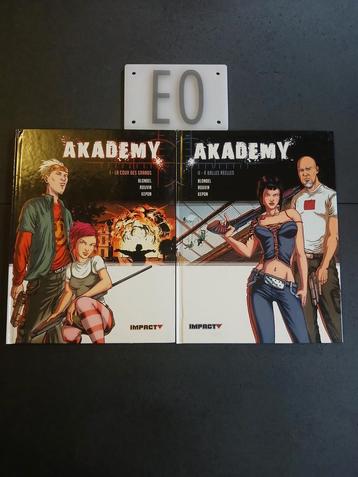 Lot de 2 bd akademy 1 et 2,EO  beschikbaar voor biedingen