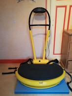 PLATE-FORME VIBRANTE jaune FITVIBE EXCEL + SOCLE protecteur, Comme neuf, Enlèvement, Plaque vibrante, Métal
