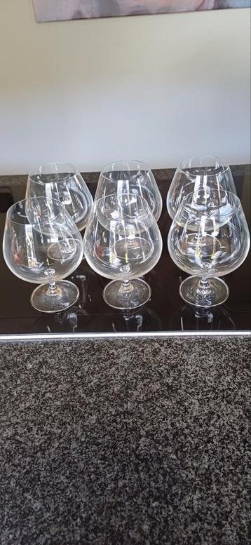 Verres à cognac, 16 cm de haut, Enlèvement, Comme neuf