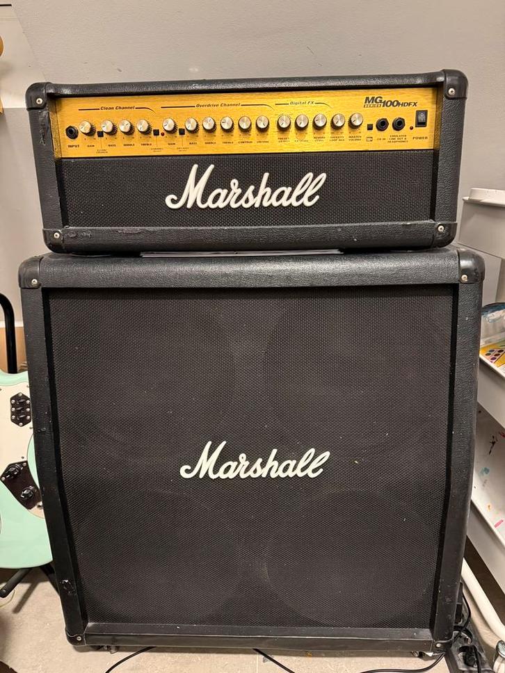 Marshall 100HDFX, Muziek en Instrumenten, Versterkers | Bas en Gitaar, Gebruikt, Gitaar, 100 watt of meer, Ophalen