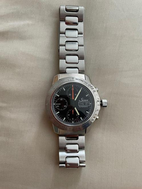 Sinn 303 Ty Chronograph, Handtassen en Accessoires, Horloges | Heren, Gebruikt, Polshorloge, Overige merken, Staal, Staal, Ophalen