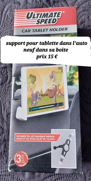 support pour tablette dans l'auto- à l' arrière - neuf beschikbaar voor biedingen