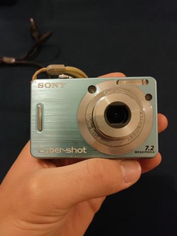 appareil photo numérique Sony CybertShot DSC-W55 7.2MP bleu 