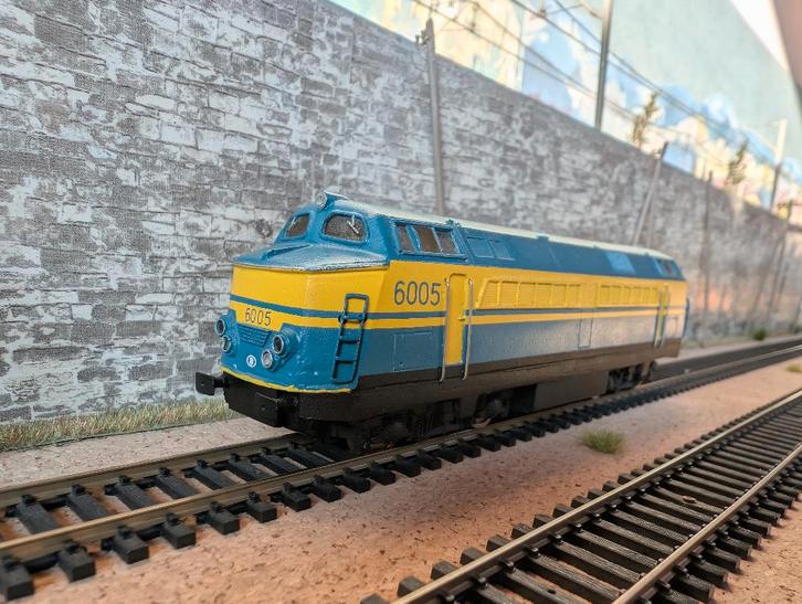 NMBS SNCB | HLD 6005 | Bleu | Générateur | DC | Analogique, Hobby & Loisirs créatifs, Trains miniatures | HO, Utilisé, Locomotive