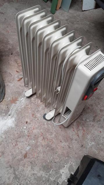 olieradiator, Enlèvement, Utilisé