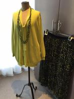 XANDRES GOLD, Bel ensemble jupe midi et pull taille 50/52, Comme neuf, Vert, Sous le genou, XANDRES GOLD