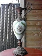 Vase en porcelaine, bronze, anges peints à la main 1920-30, Enlèvement ou Envoi