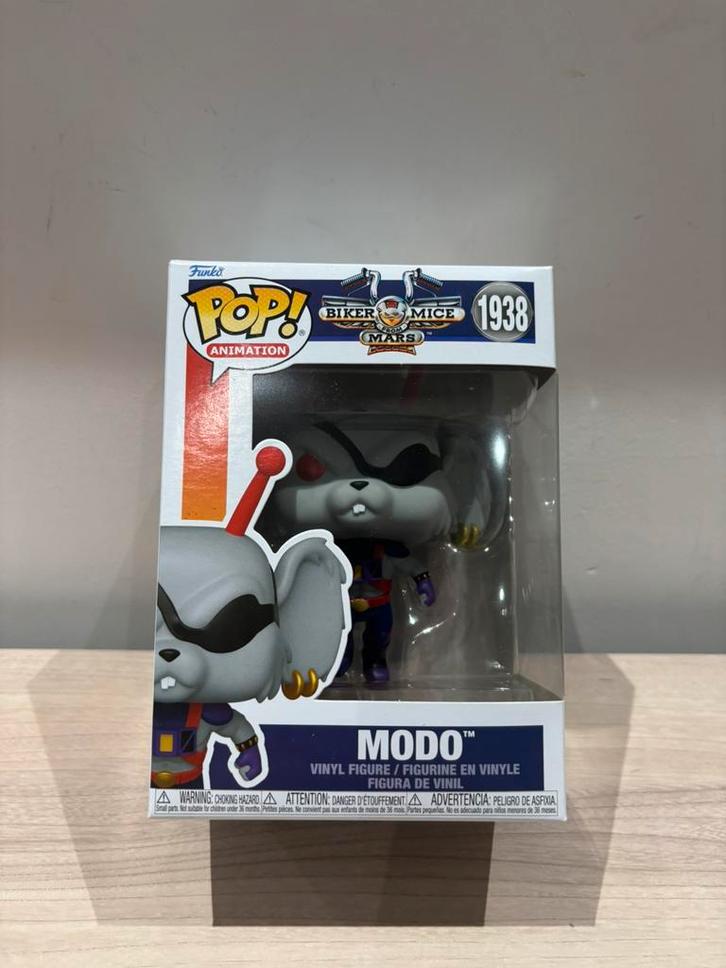 Modo #1938 Funko Pop! Biker Mice Mars, Verzamelen, Poppetjes en Figuurtjes, Zo goed als nieuw, Ophalen of Verzenden