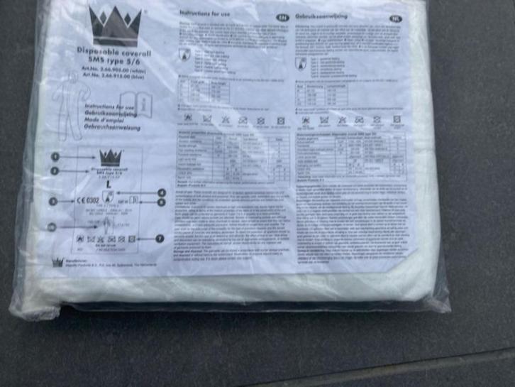 3 beschermende overalls - NIEUW, Tuin en Terras, Werkkleding, Nieuw, Dames, Heren, Overall, Ophalen