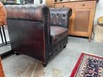 Chesterfield , éénzit, Huis en Inrichting, Ophalen, Eenpersoons, Zo goed als nieuw, Minder dan 150 cm