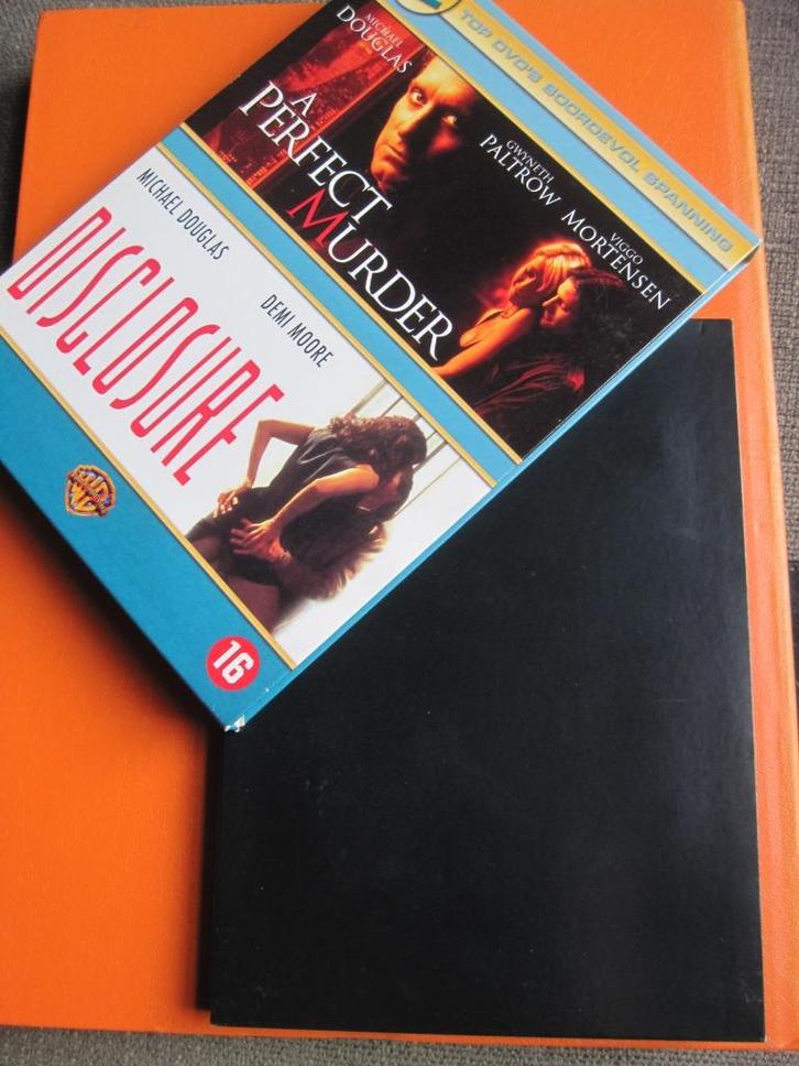 A perfect Murder + Disclosure (2 disc), Cd's en Dvd's, Dvd's | Thrillers en Misdaad, Zo goed als nieuw, Actiethriller, Boxset