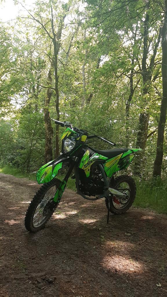 150cc 4t Crossmotor, Fietsen en Brommers, Brommers | Crossbrommers, Zo goed als nieuw, Overige merken, Ophalen