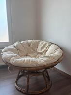 Papasan in rotan, Huis en Inrichting, Ophalen, Gebruikt, Riet of Rotan