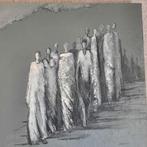 Vic Heuninck, Kunstenaar Lebbeke,schilderij,  105 cm x 95 cm, Antiek en Kunst, Ophalen